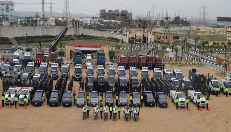 قوات الشرطة المصرية تستعد لتأمين استفتاء التعديلات الدستورية