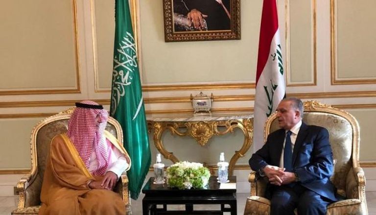 الجبير خلال لقاء وزير الخارجية العراقي في الرياض