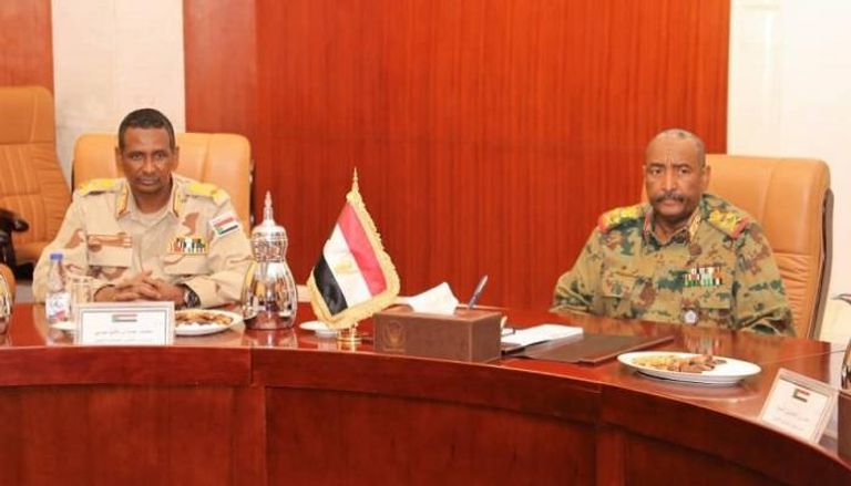 اجتماع سابق للمجلس العسكري الانتقالي في السودان