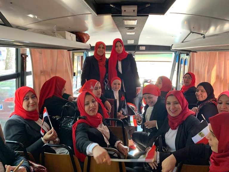 تصويت المصريين في الخارج على التعديلات الدستورية