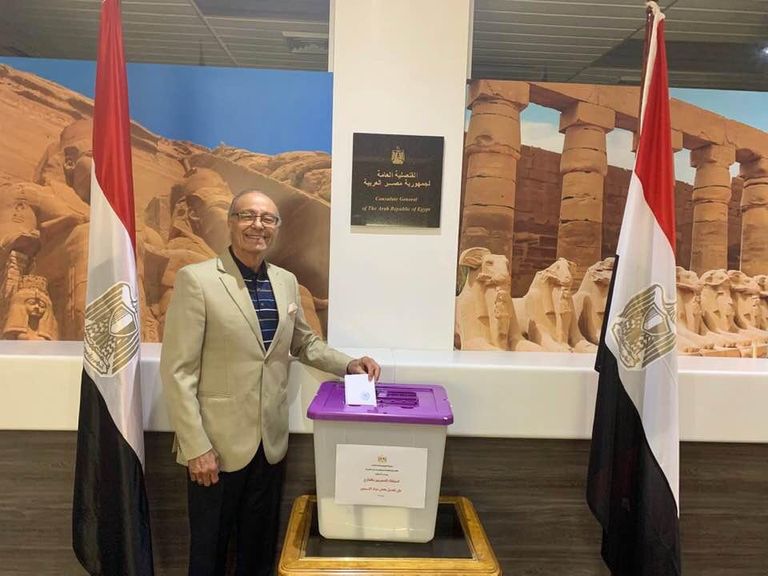 تصويت المصريين في الخارج على التعديلات الدستورية