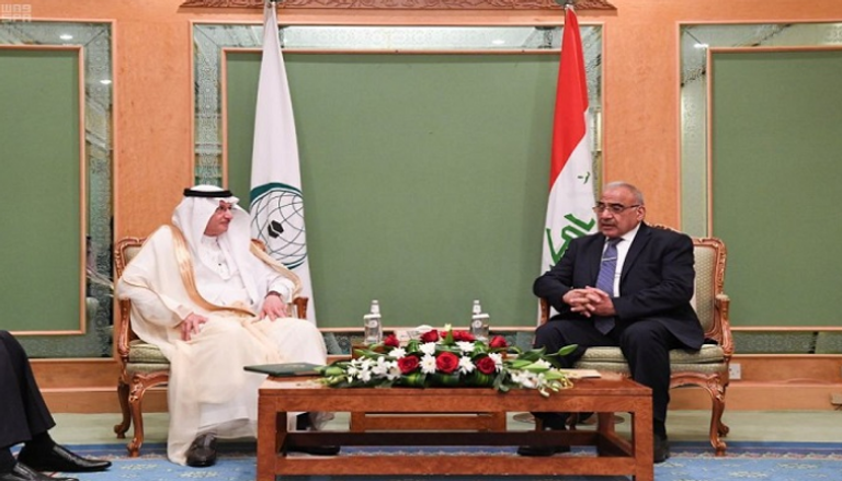رئيس الوزراء العراقي خلال لقاء الأمين العام لمنظمة التعاون الإسلامي