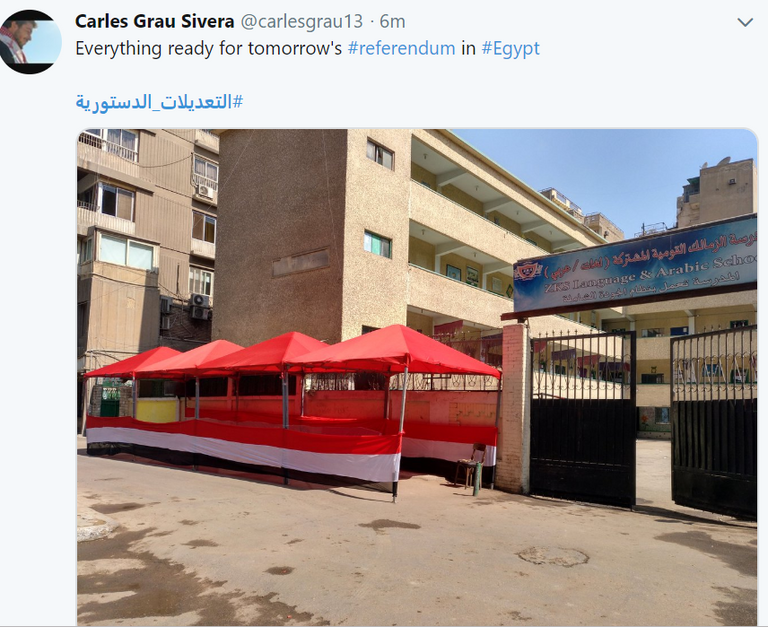 تصويت المصريين في الخارج على التعديلات الدستورية