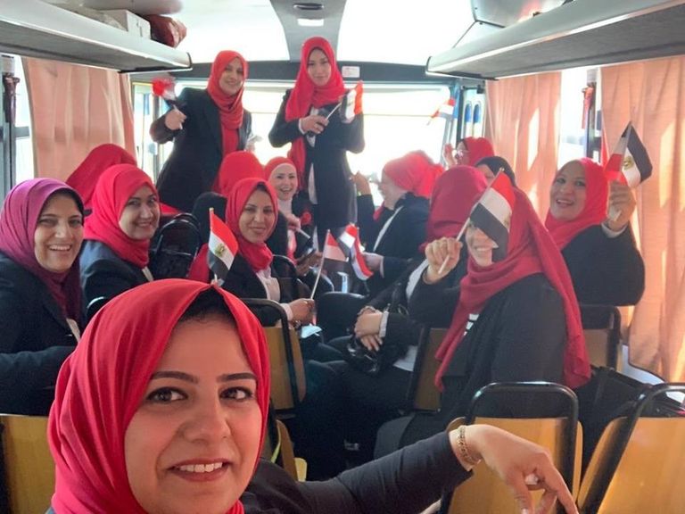 تصويت المصريين في الخارج على التعديلات الدستورية