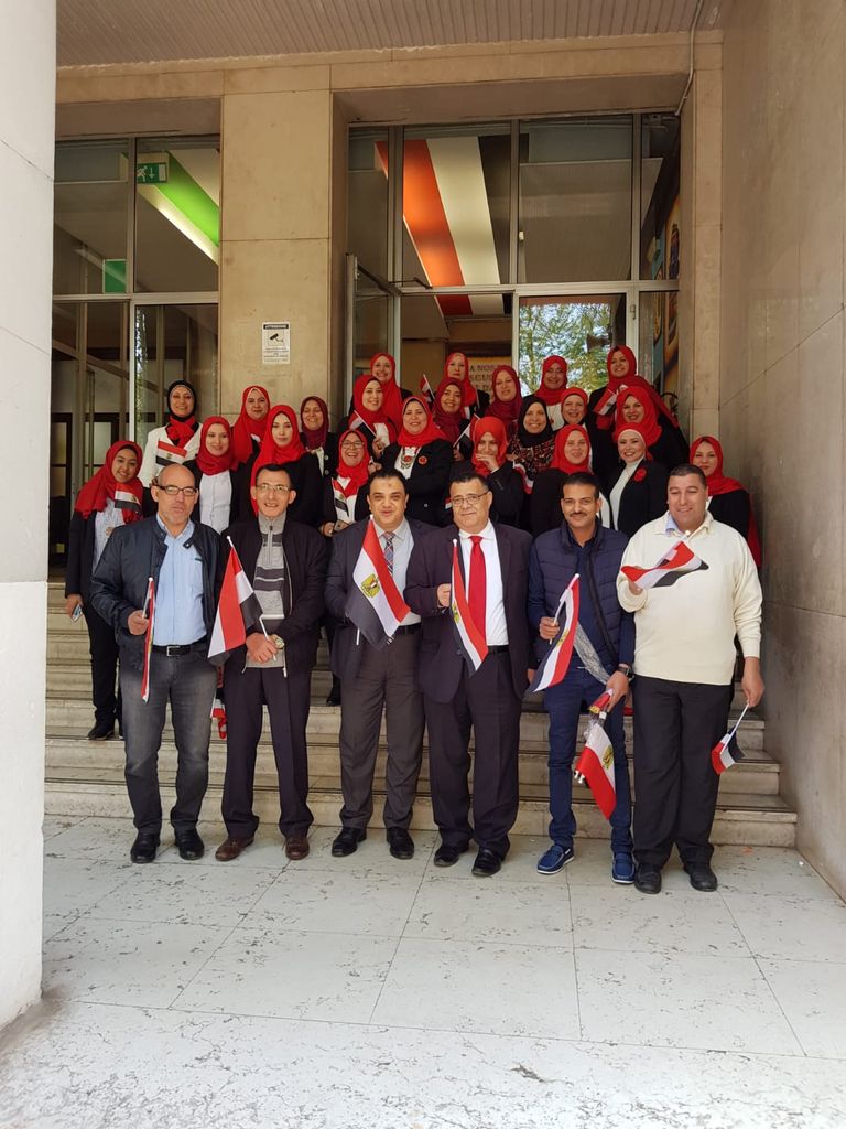 تصويت المصريين في الخارج على التعديلات الدستورية