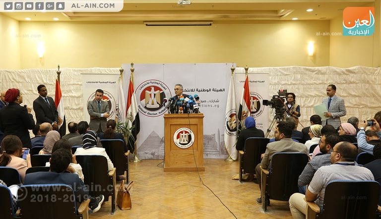 المستشار محمود الشريف نائب رئيس الهيئة الوطنية للانتخابات المصرية