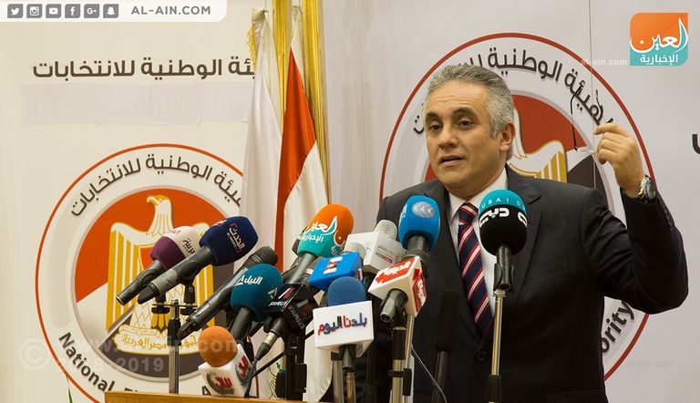 المستشار محمود الشريف نائب رئيس الهيئة الوطنية للانتخابات المصرية
