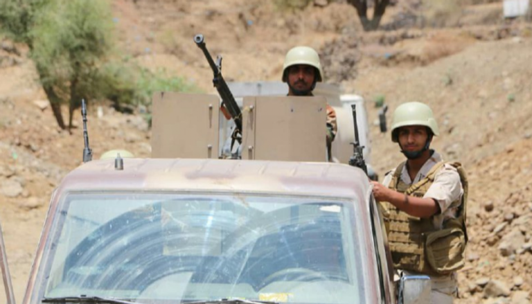 دورية لوحدات التدخل السريع بالحزام الأمني اليمني