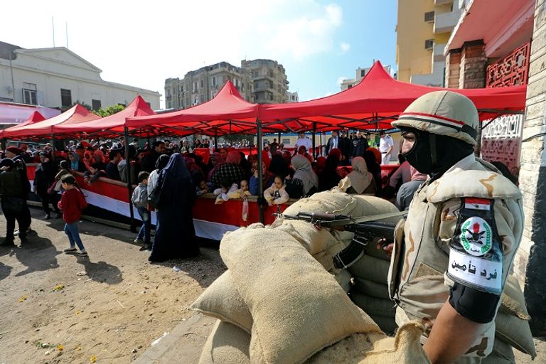 بدء تصويت المصريين على التعديلات الدستورية بدء تصويت المصريين على التعديلات الدستورية