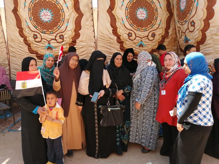 مشاركة واسعة لأصحاب الهمم وكبار السن بصعيد مصر