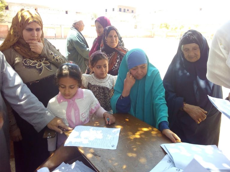 مشاركة واسعة لأصحاب الهمم وكبار السن بصعيد مصر