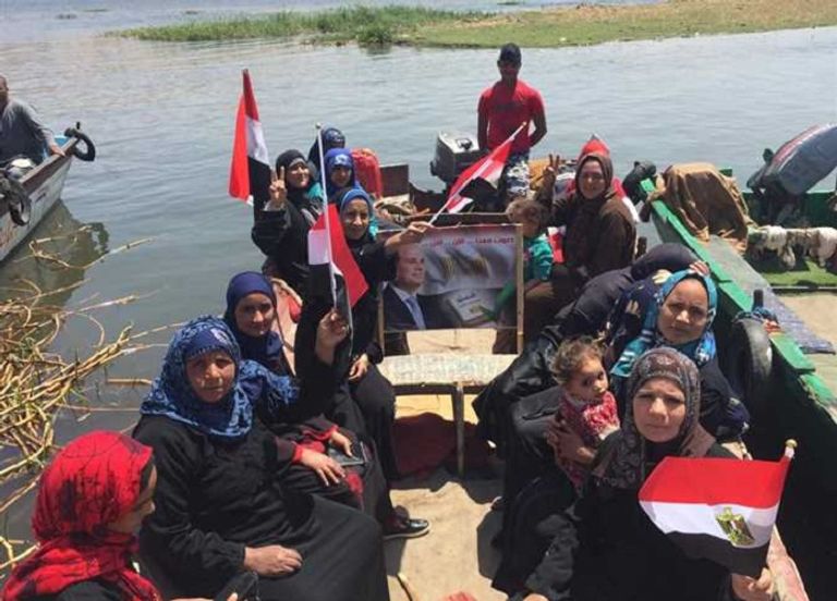 مشاركة كبيرة بصعيد مصر في الاستفتاء رغم الظروف الصعبة