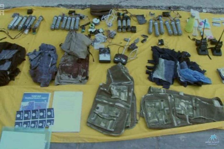 وكر الدواعش الذي تم اقتحامه من الأمن السعودي