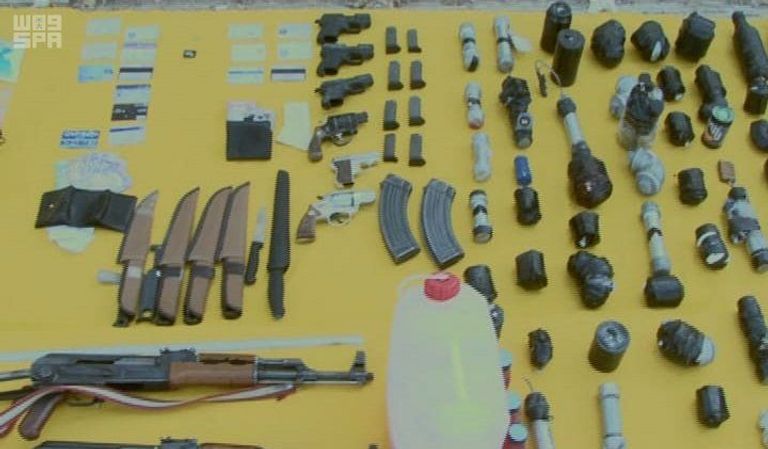 وكر الدواعش الذي تم اقتحامه من الأمن السعودي