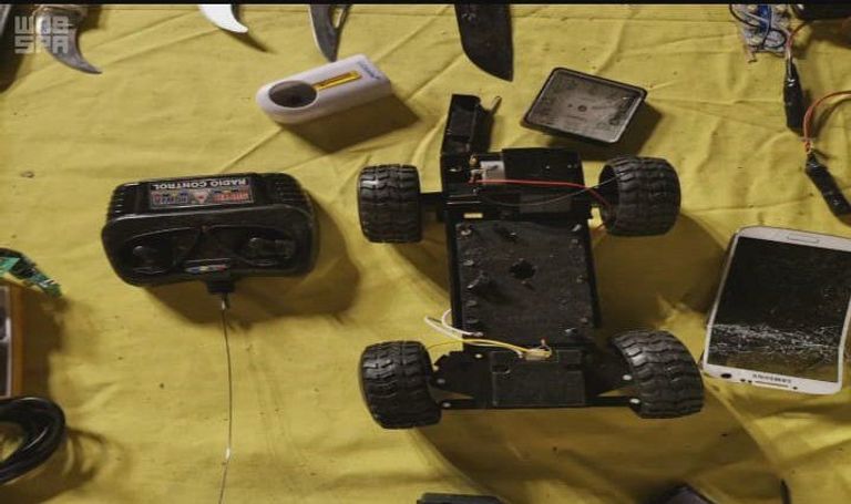 وكر الدواعش الذي تم اقتحامه من الأمن السعودي