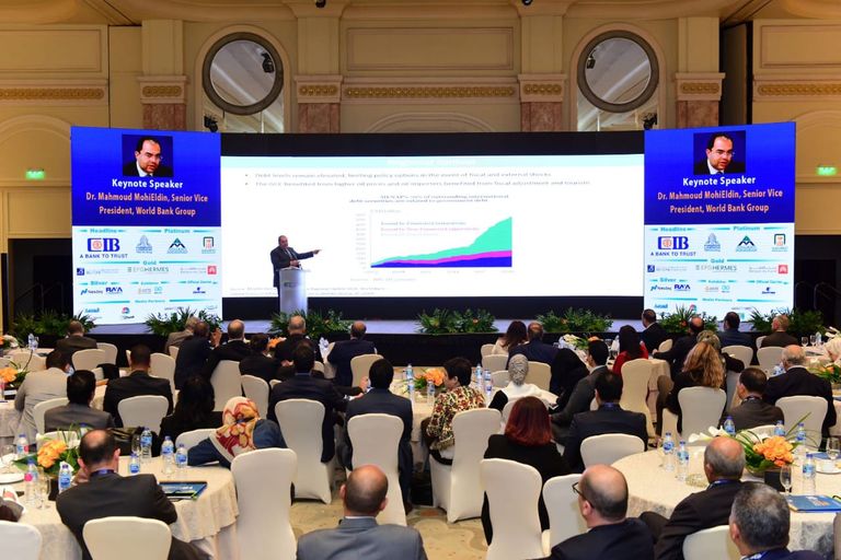 محمود محي الدين، النائب الأول لرئيس البنك الدولي خلال فعاليات المؤتمر العاشر لاتحاد البورصات العربية النائب الأول لرئيس البنك الدولي
