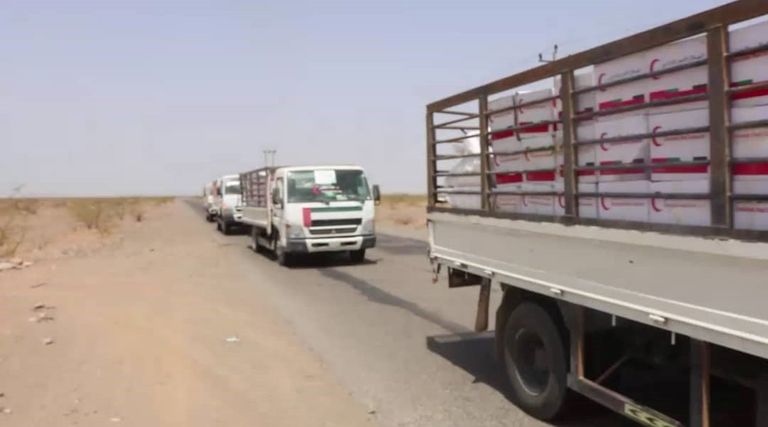 6 آلاف سلة غذائية من الإمارات لأهالي مديرية حيس في الحديدة اليمنية