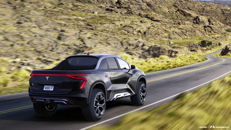 التصميم المتوقع لشاحنة تسلا