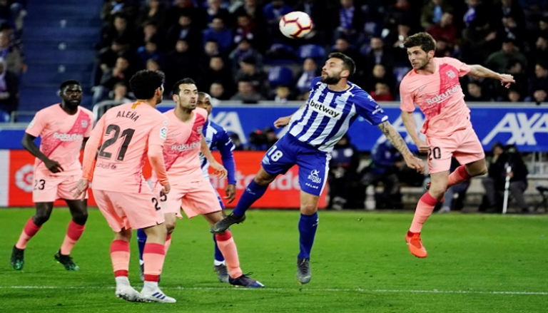 برشلونة وألافيس زين الدين زيدان مدرب ريال مدريد