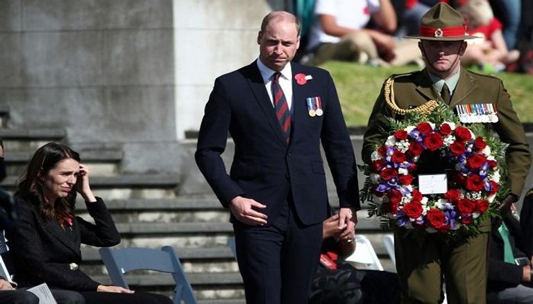 الأمير وليام في نيوزيلندا بمناسبة "يوم أنزاك"