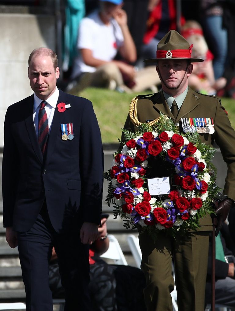 الأمير وليام في نيوزيلندا بمناسبة "يوم أنزاك"