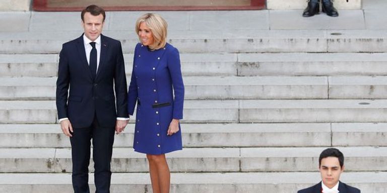 بريجيت ماكرون خلال عملها بالتدريس قبل أن تصبح السيدة الأولى