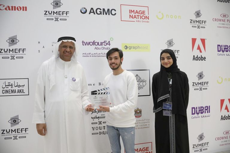 76 فيلما من 14 دولة تنافسوا في مهرجان جامعة زايد السينمائي