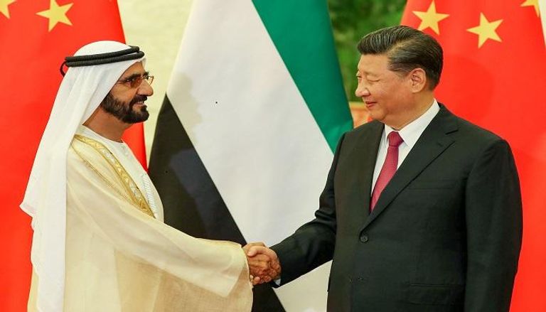 محمد بن راشد يبحث مع الرئيس الصيني آفاق التعاون المشترك