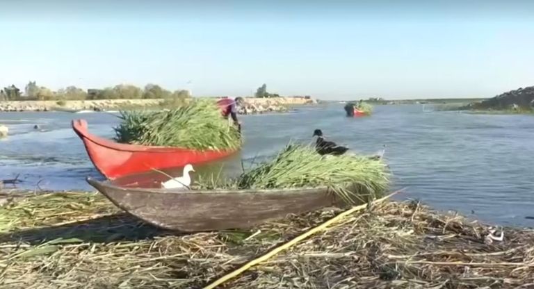 أمطار غزيرة تغيّر حياة الناس في الأهوار.