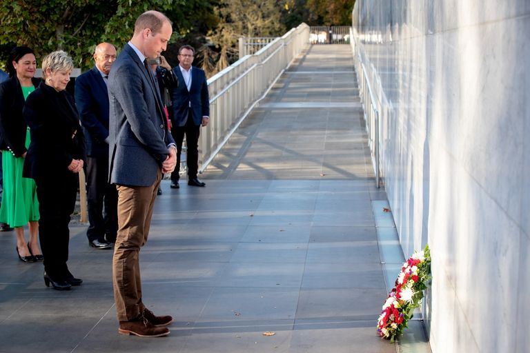 الأمير وليام أثناء زيارته نيوزيلندا