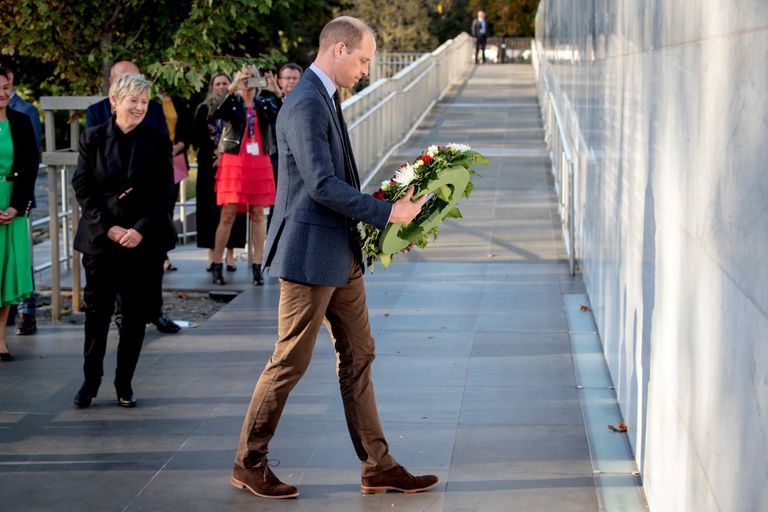 الأمير وليام أثناء زيارته نيوزيلندا