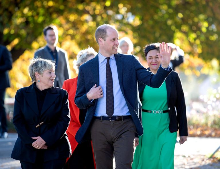 الأمير وليام أثناء زيارته نيوزيلندا