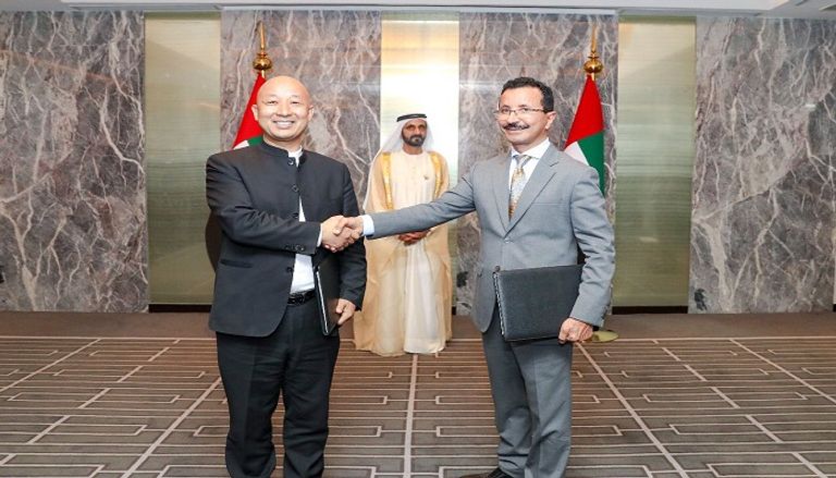 محمد بن راشد يشهد إطلاق مشروعين ضمن طريق الحرير الجديد