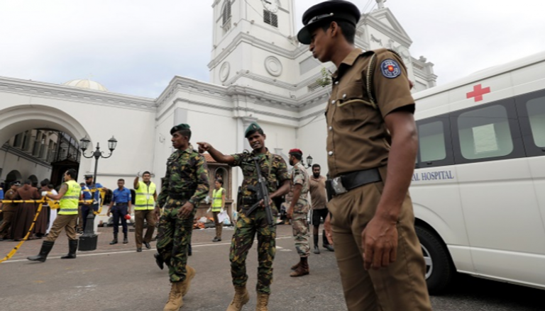 قوات الأمن السريلانكية تفرض طوقا أمنيا حول أحد مواقع التفجيرات- أرشيفية