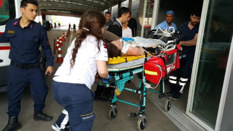 صورة متداولة لموقع الانفجار