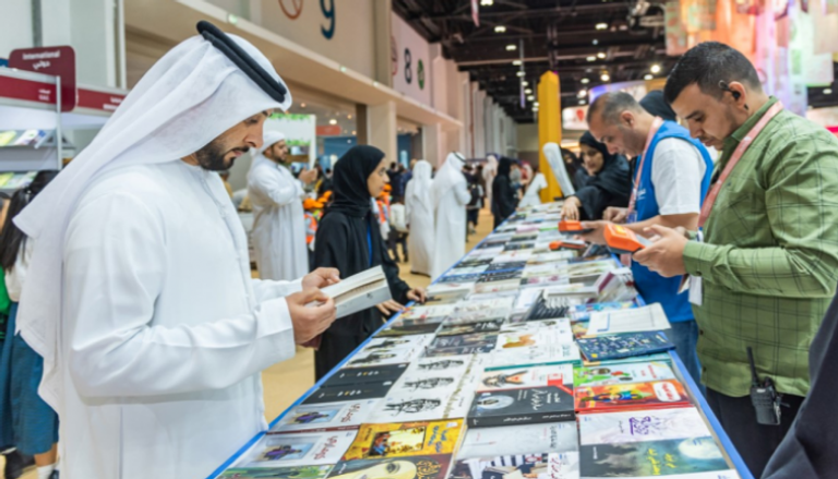 جانب من فعاليات معرض أبوظبي الدولي للكتاب 2019