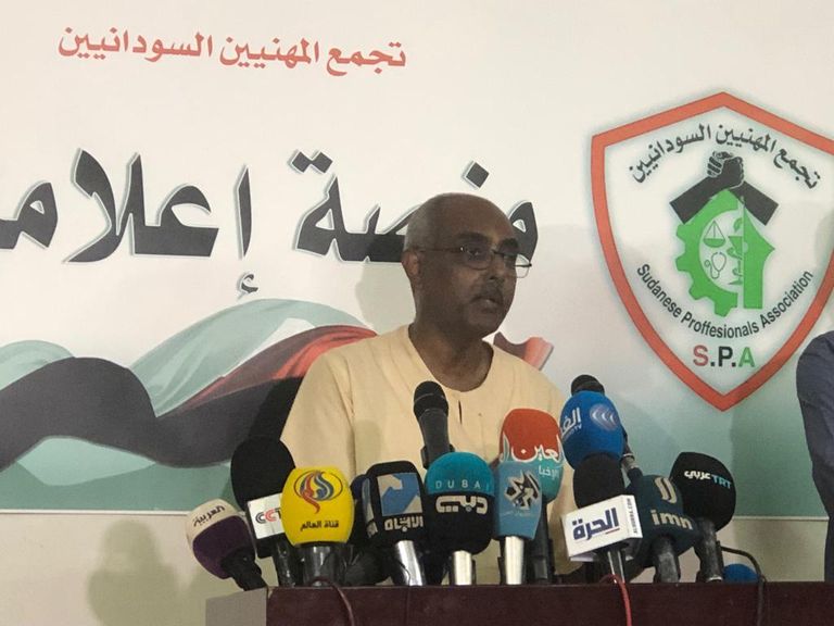 المتحدث باسم قوى إعلان الحرية والتغيير في السودان أمجد فريد