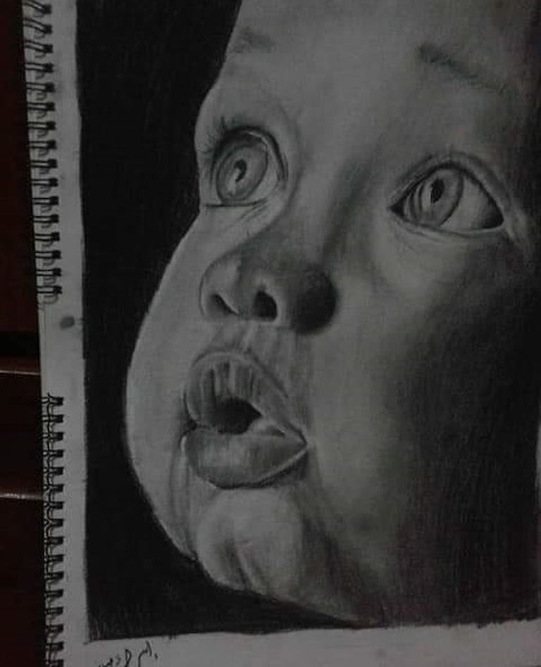 أحد أعمال الفنانة الفلسطينية إسراء صافي