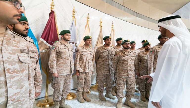 الشيخ محمد بن زايد بمعرض 