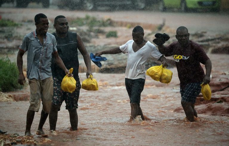 الإعصار ضرب الساحل الشمالي لموزمبيق