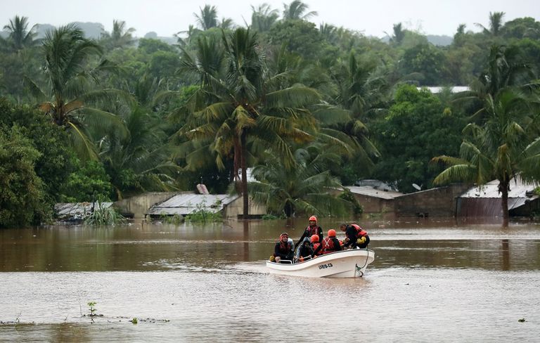 الإعصار ضرب الساحل الشمالي لموزمبيق