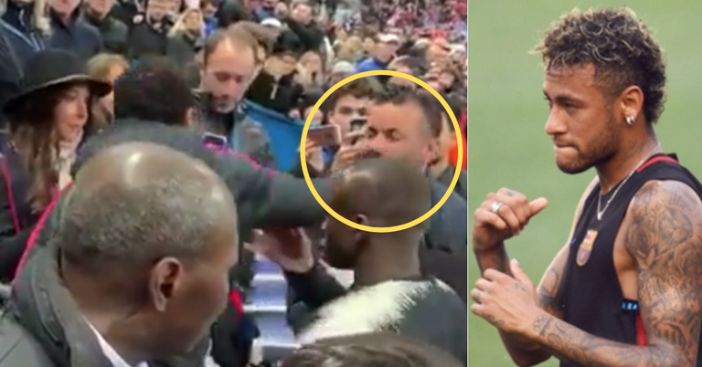 نيمار والمشجع البرازيلي نيمار