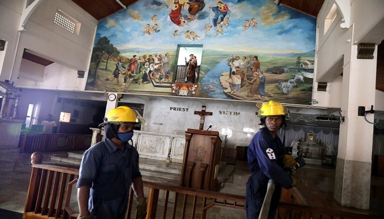 أحد المواقع التي شهدت الحوادث الإرهابية في سريلانكا تفجيرات سريلانكا أسفرت عن مقتل 253 شخصا