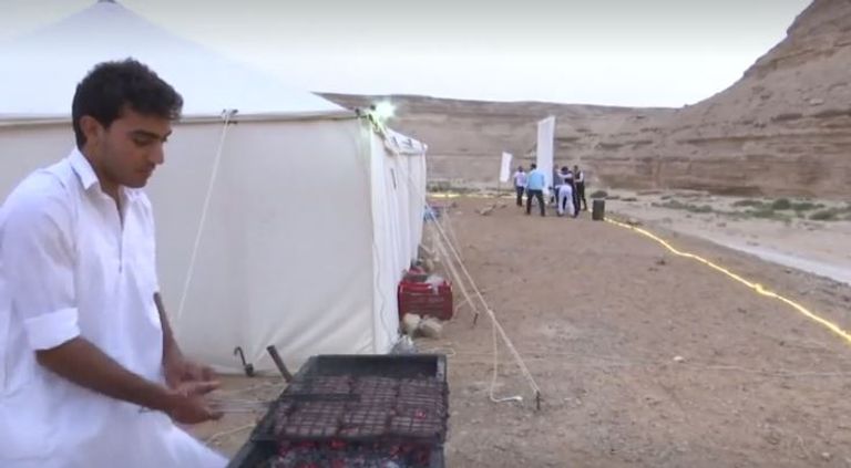 سينما في صحراء مصر