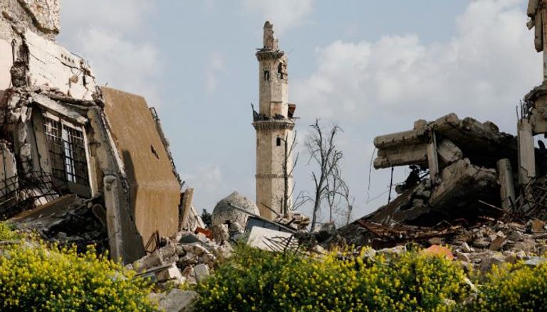 مآذن حلب المدمرة شاهدة على التاريخ الضائع في سوريا
