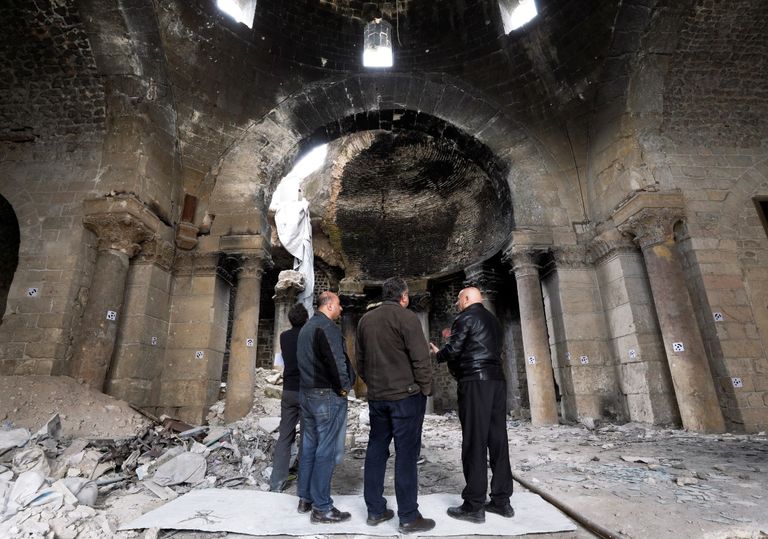 مآذن حلب المدمرة شاهدة على التاريخ الضائع في سوريا