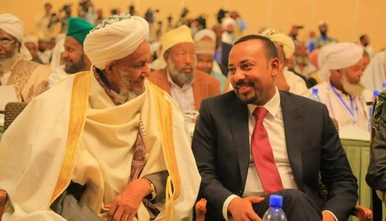 رئيس الوزراء الإثيوبي آبي أحمد خلال الفعالية