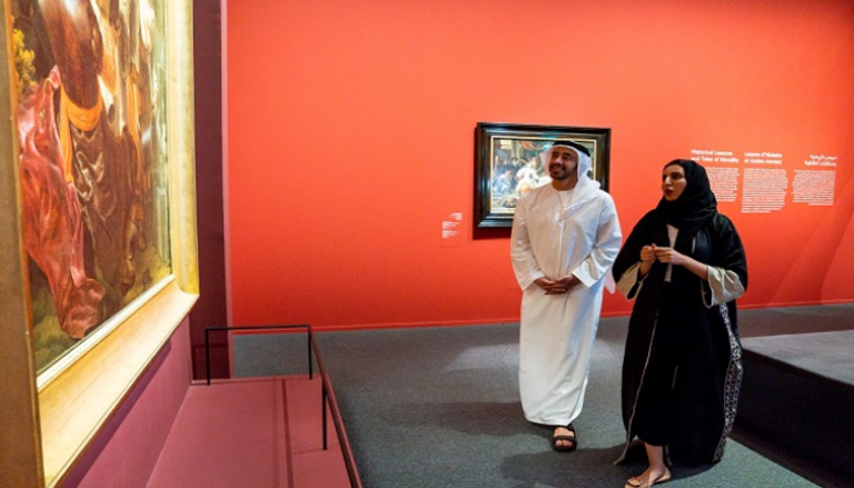 الشيخ عبدالله بن زايد يزور متحف اللوفر أبوظبي