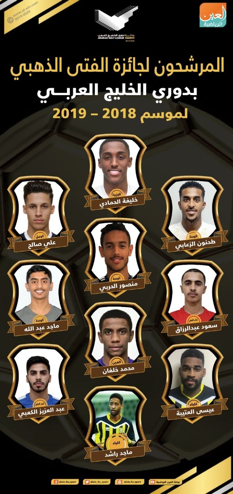 الفئات المرشحة