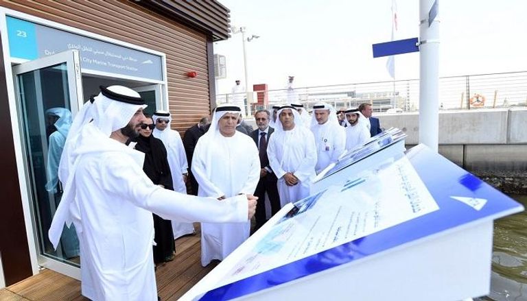 افتتاح المحطة العائمة الذكية للنقل البحري في دبي فستيفال سيتي